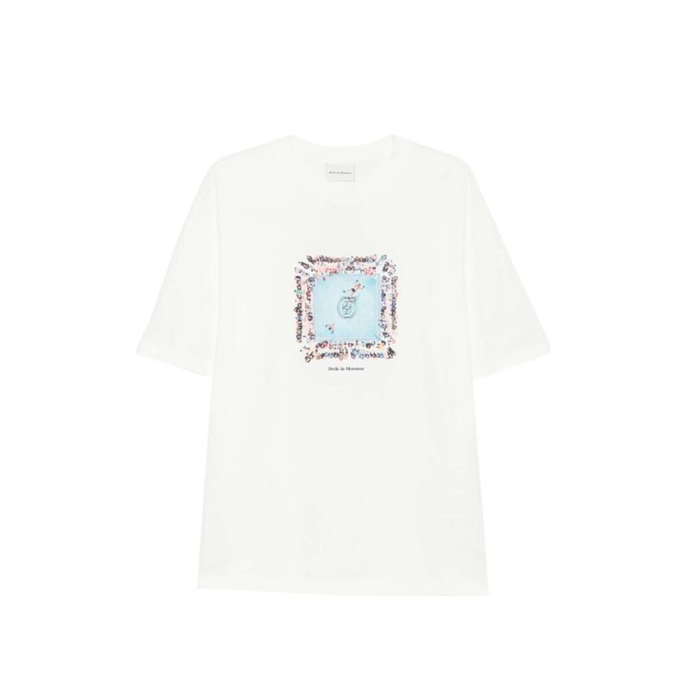 Drole De Monsieur White T-Shirts & Vests - T-Shirts Men